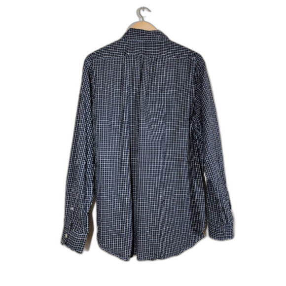 Ralph Lauren Plaid Black & White Long Sleeve Button Shirt - XL - Picture 2 of 8